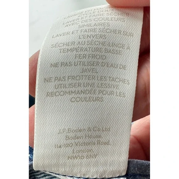 Boden Denim Shirt Dress Blue Cotton Long Sleeve Minimalist Preppy Size 8R Casual - Picture 14 of 14